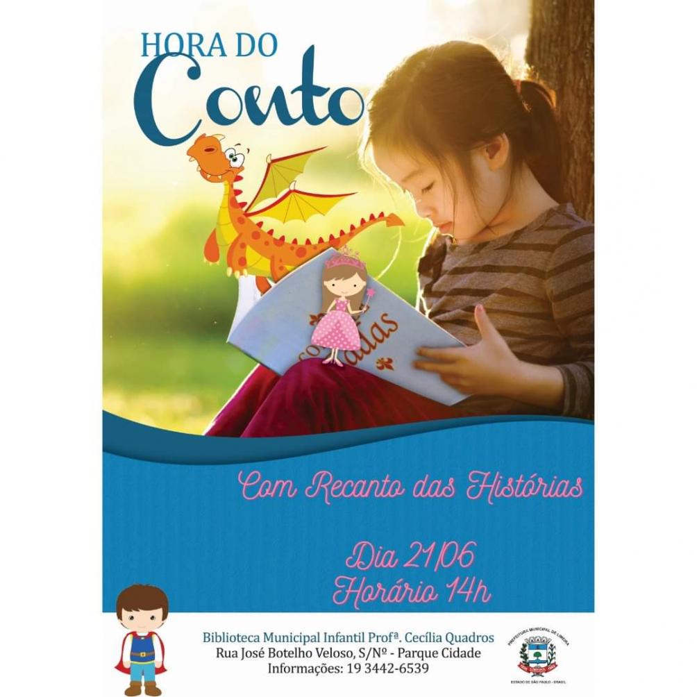 Biblioteca Municipal de Limeira realiza “Hora do Conto” para as crianças, nesta sexta (21)