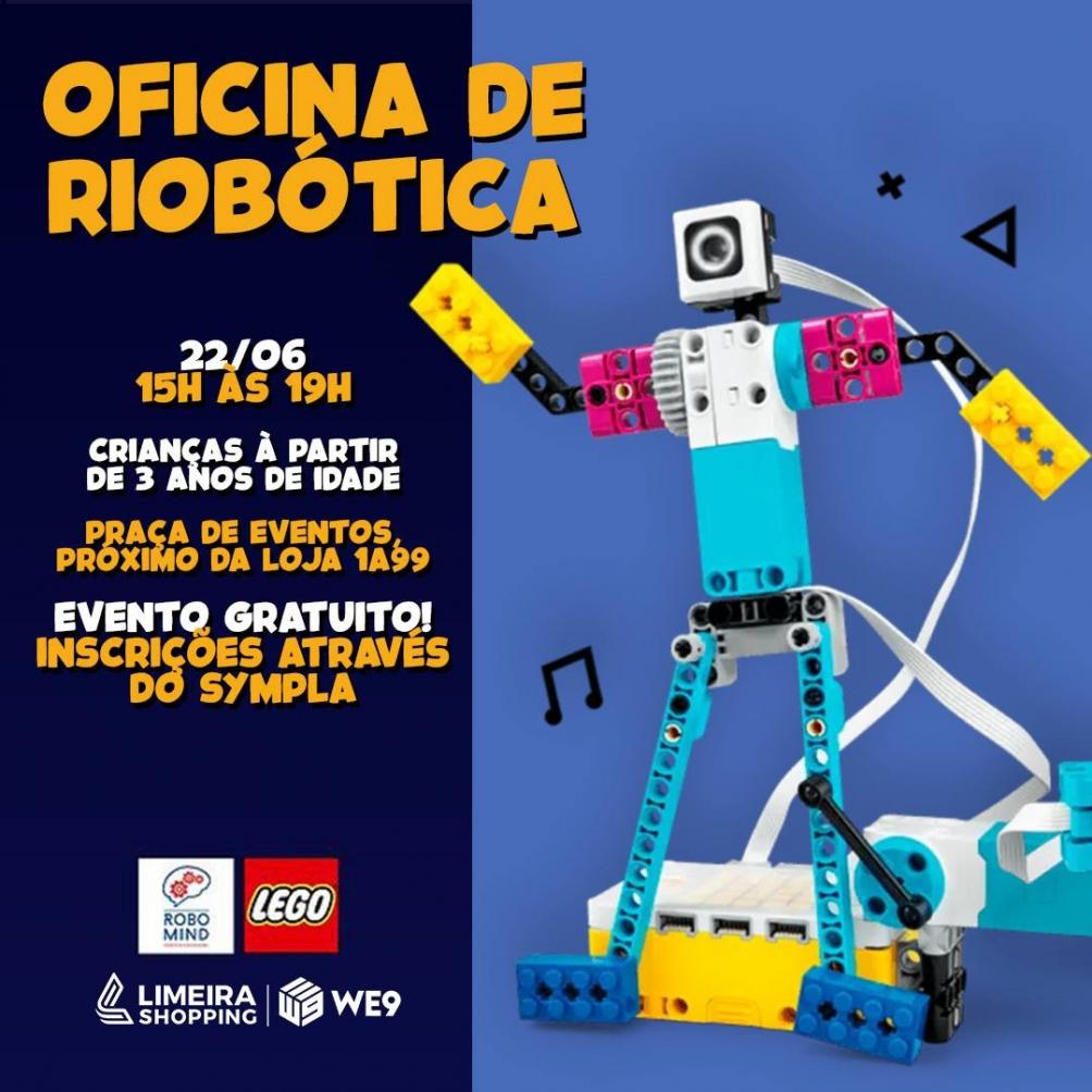 Limeira Shopping oferece Oficina de Robótica com inscrição gratuita