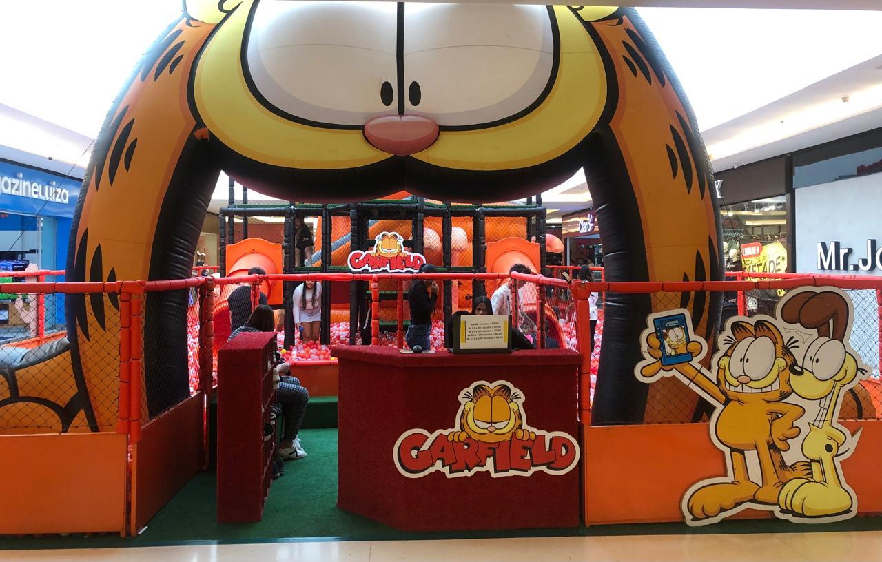 “Arena Garfield” traz diversão nas férias no Limeira Shopping
