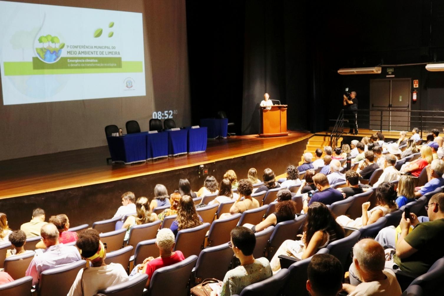 Conferência Municipal do Meio Ambiente reúne cerca de 100 pessoas em Limeira