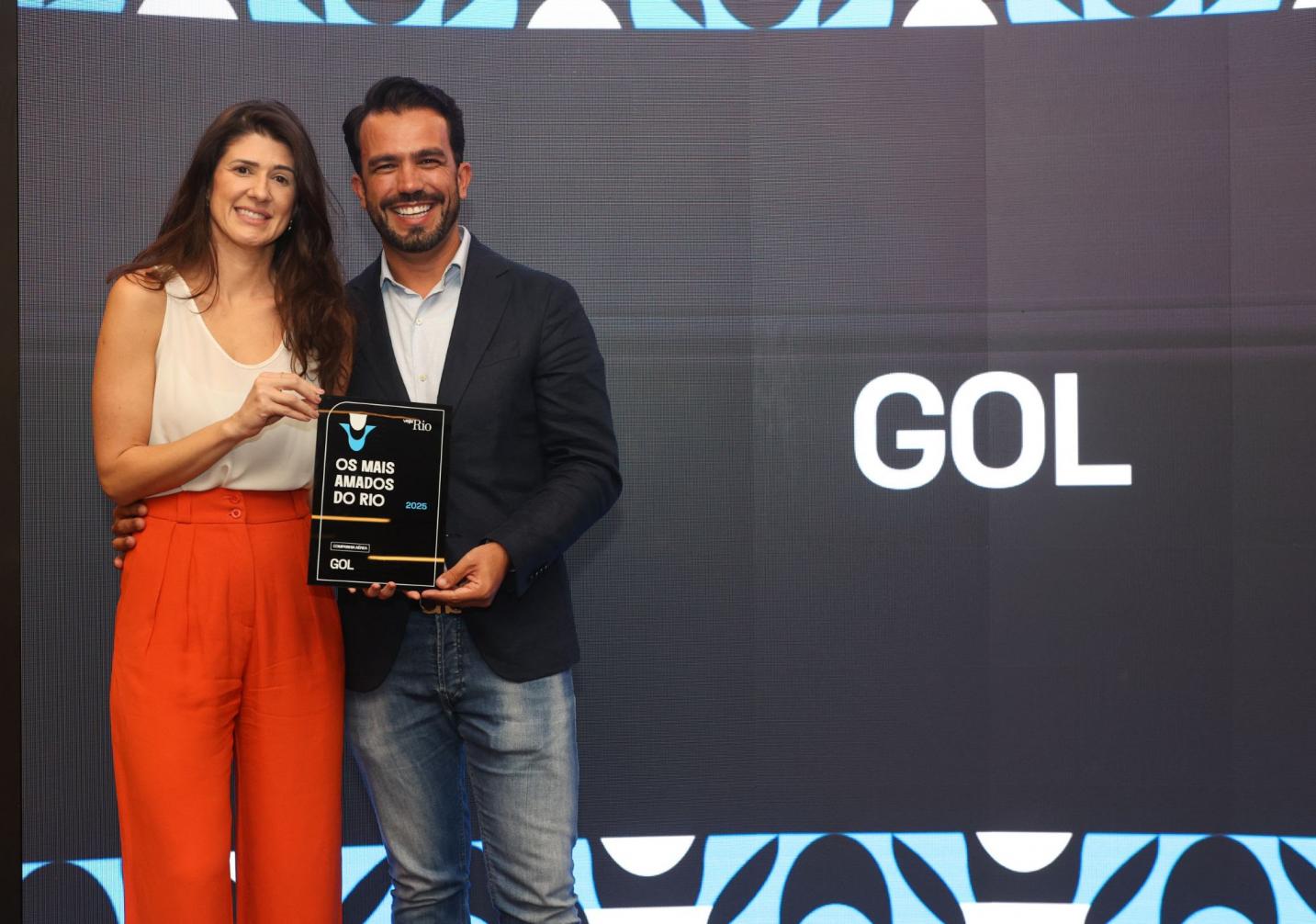A GOL é eleita, pela quarta vez, a Companhia Aérea  mais amada pelos cariocas