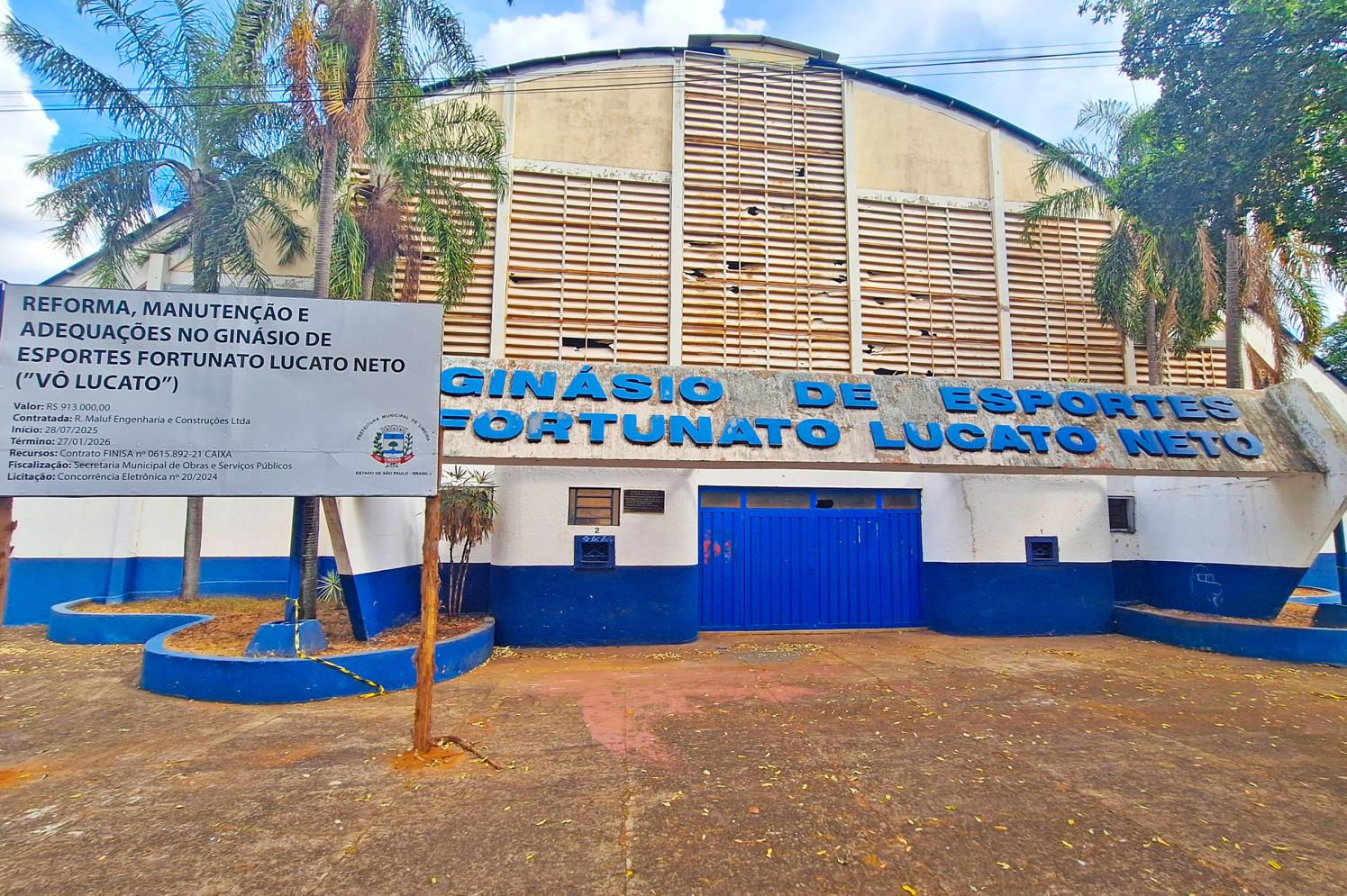 Ginásio Vô Lucato em Limeira passa por reforma para mais conforto e segurança 