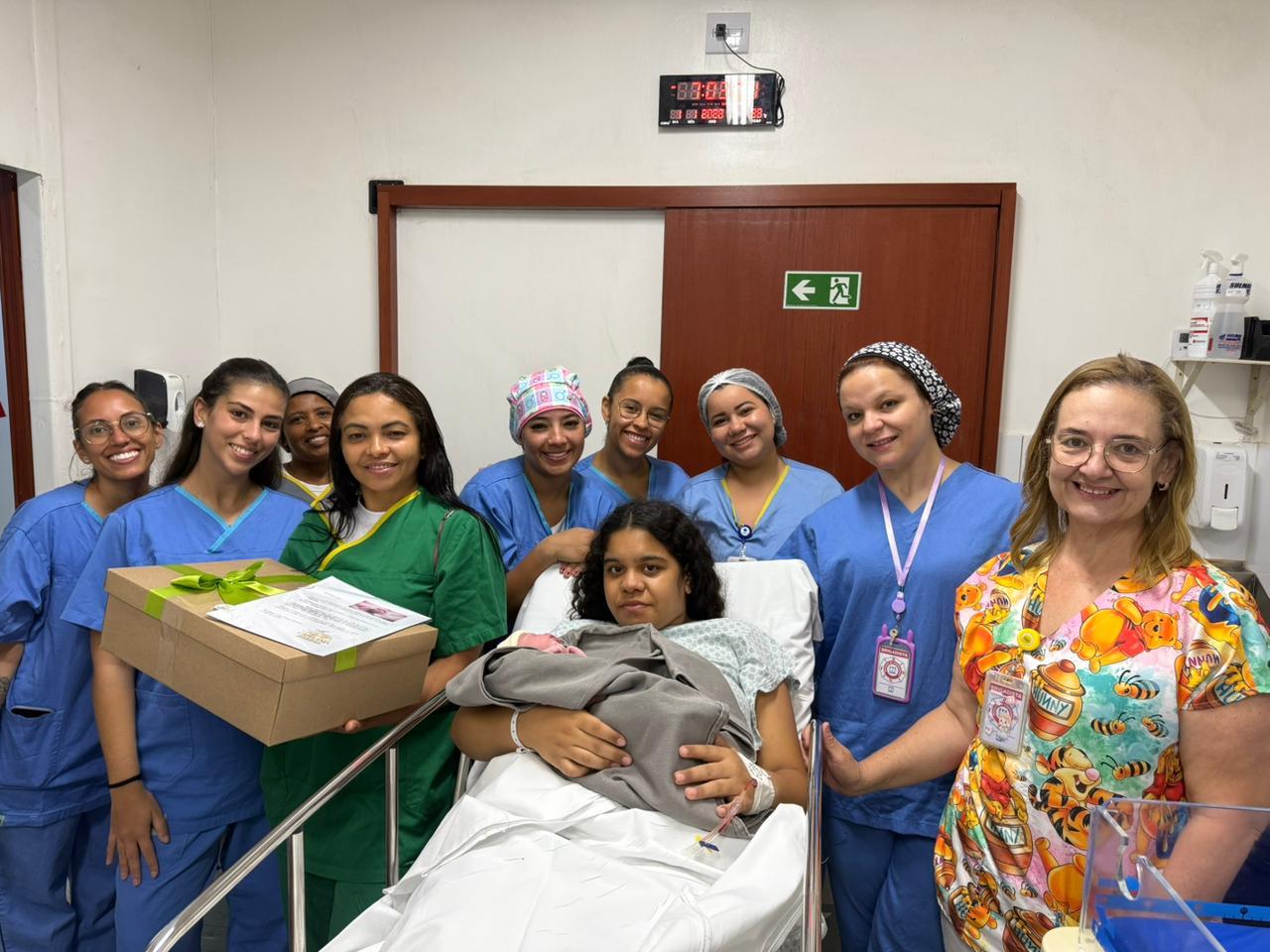 Santa Casa de Limeira comemora o nascimento de Gabriele, a primeira bebê de 2026