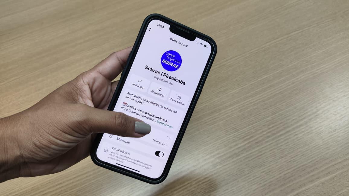 Sebrae-SP lança canal oficial no WhatsApp para empreendedores de Piracicaba e região
