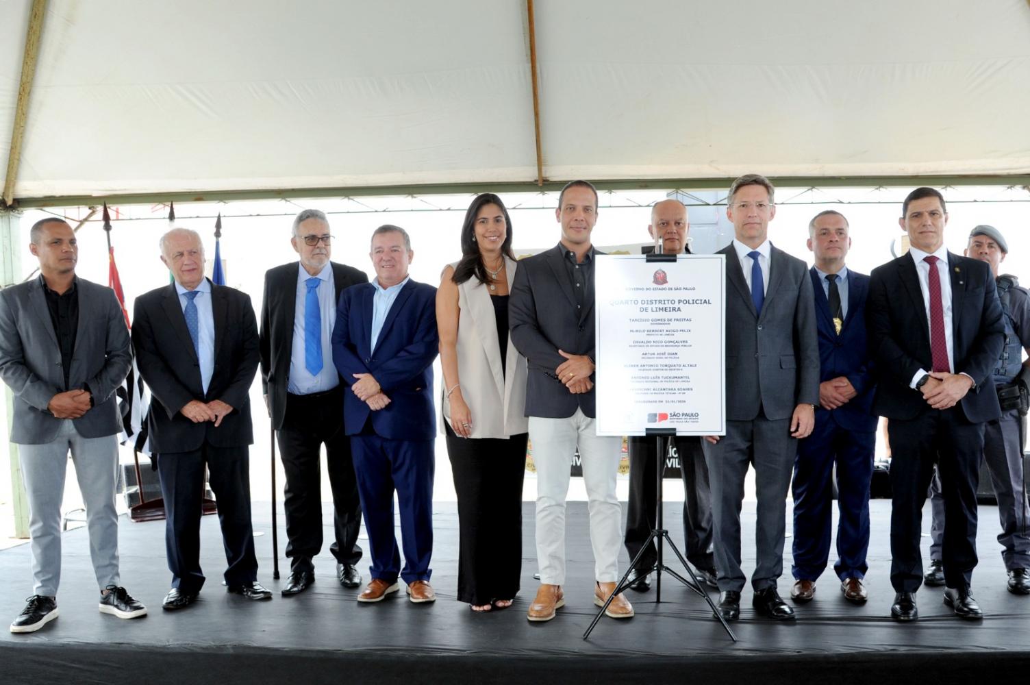 Prefeitura e Governo do Estado inauguram 4º Distrito Policial de Limeira