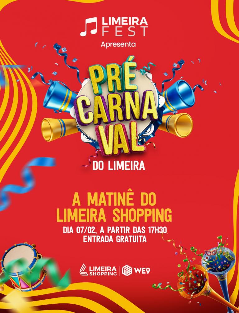Pré-Carnaval traz diversão às famílias em matinê especial no Limeira Fest
