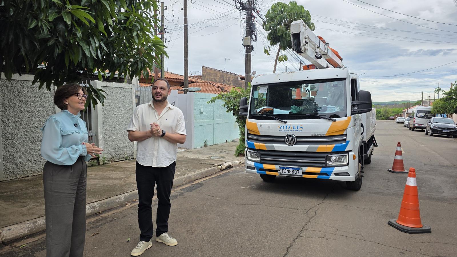 Jardim Cordeiro recebe iluminação em LED