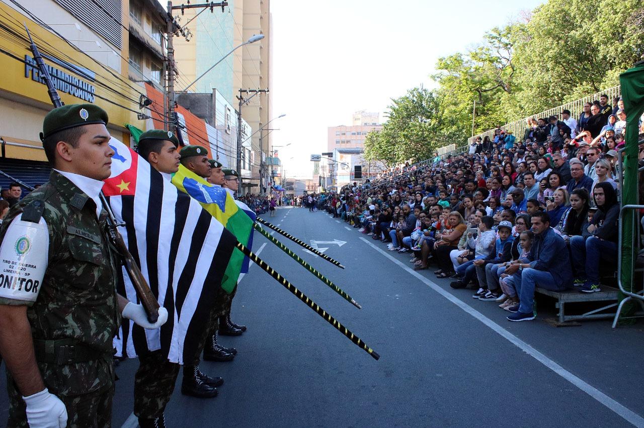 Desfile cívico de 7 de setembro terá como tema o bicentenário de Limeira