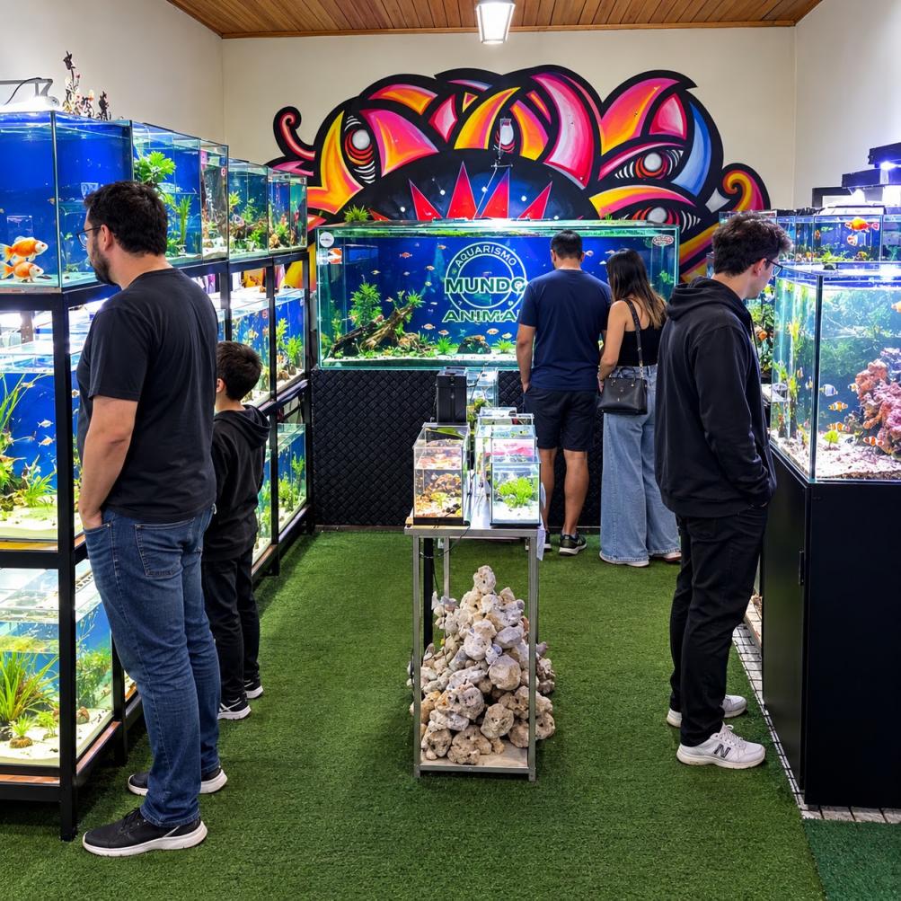 Pátio Limeira Shopping promove encontro inédito de aquaristas em shopping