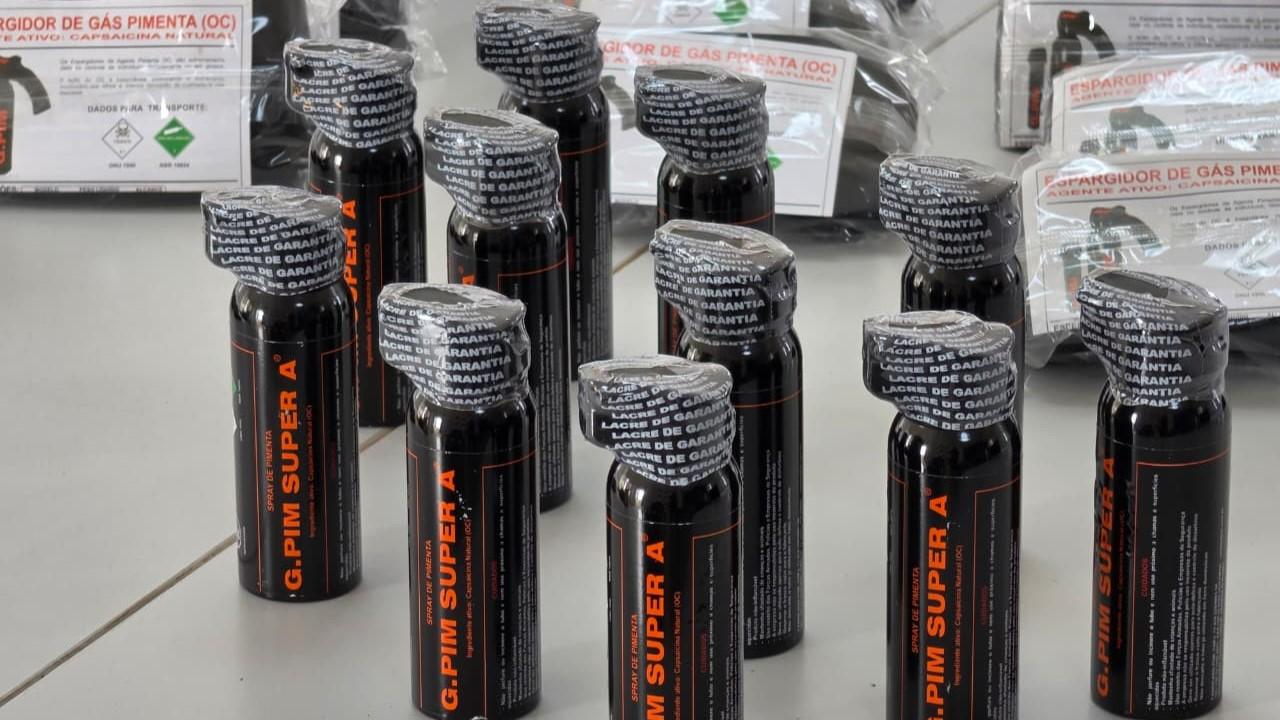 GCM de Limeira adquire 240 sprays de pimenta; entenda a importância do equipamento