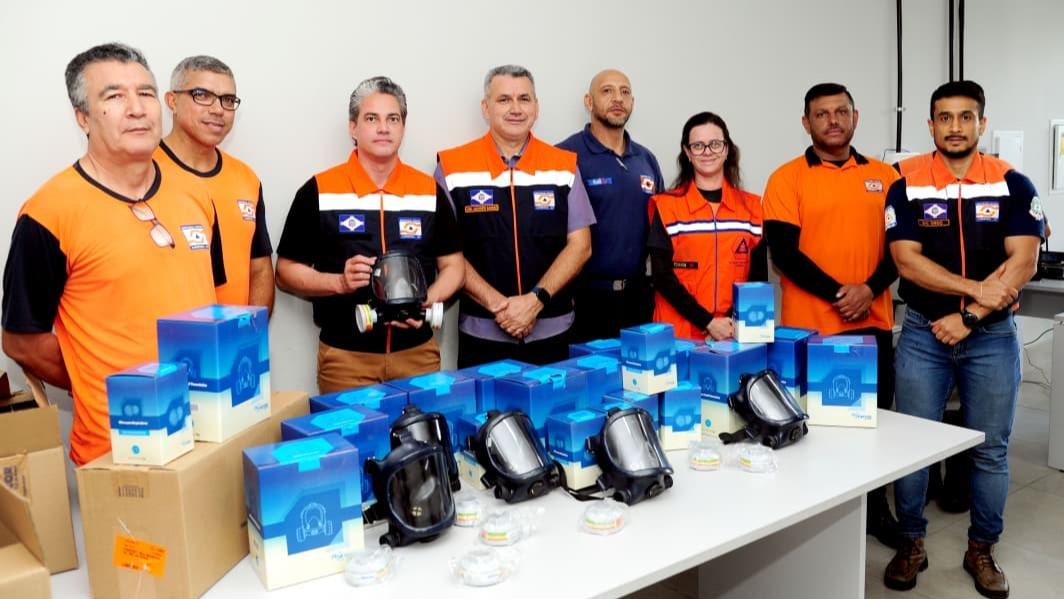 Defesa Civil de Limeira adquire máscaras para proteção contra gases e fumaça